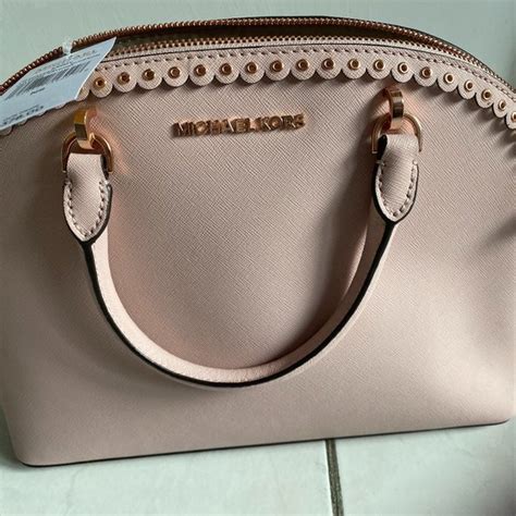 michael kors emmy large dome satchel blossom|michael kors emmy saffiano.